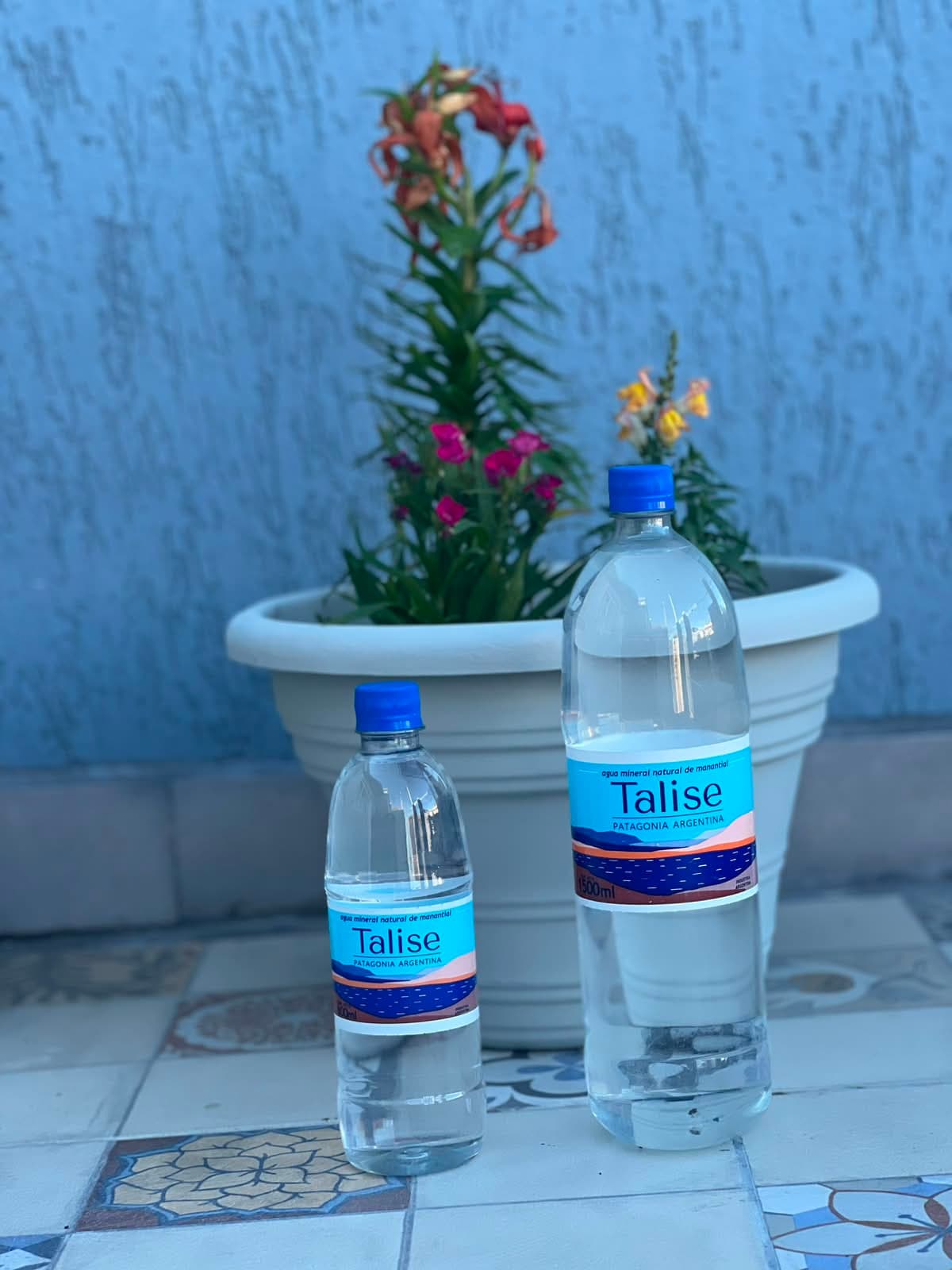 Botellas de agua mineral Talise de 600 ml y 1,5 L